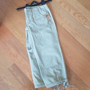 Lucky Brand Cargo Khaki Cropoed  Pants
